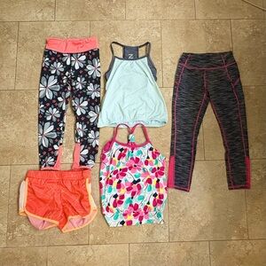 Colorful Kids Activewear Set size 5/6